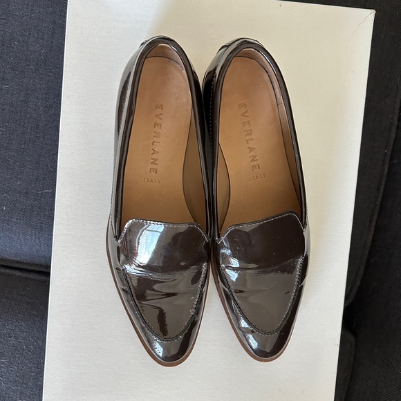 Dark brown patent leather Modern Loafer - Picture 4 of 4
